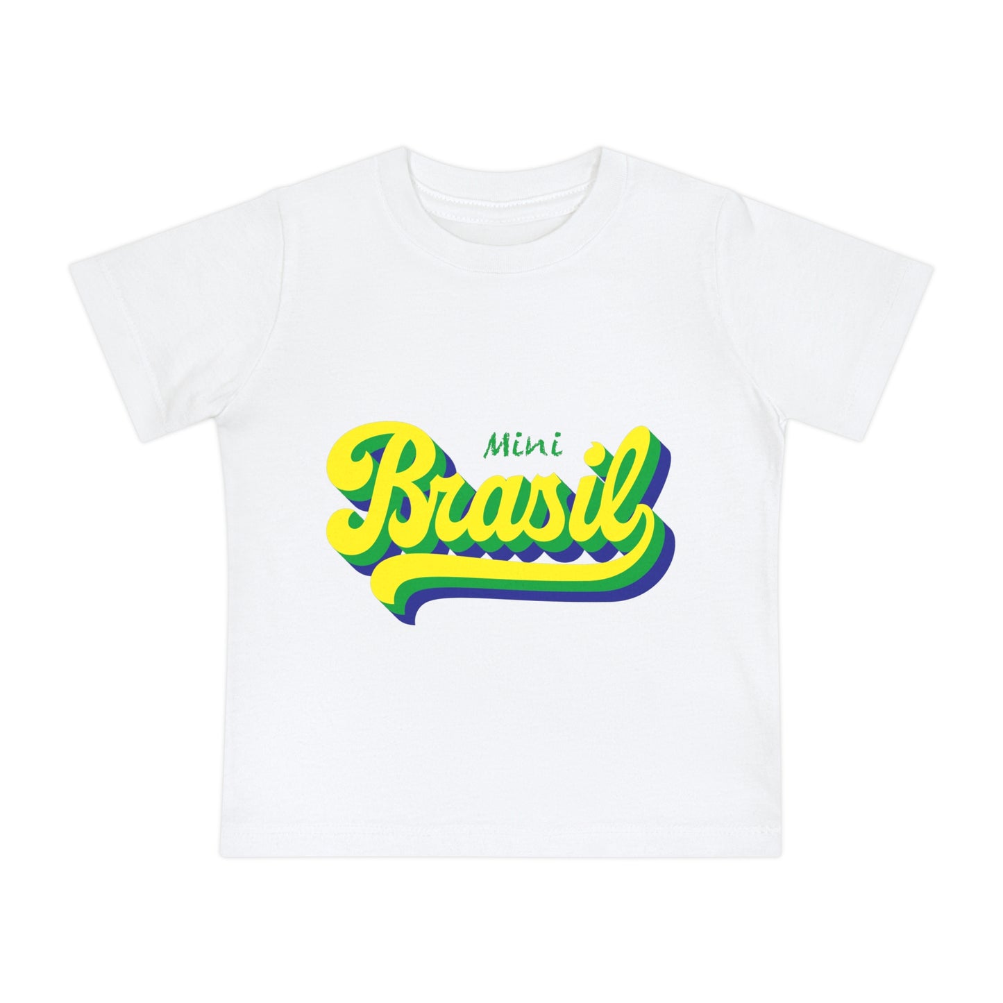 Adorable Brazilian Vibes Baby T-Shirt (3-24 Months) - Mini Brasil