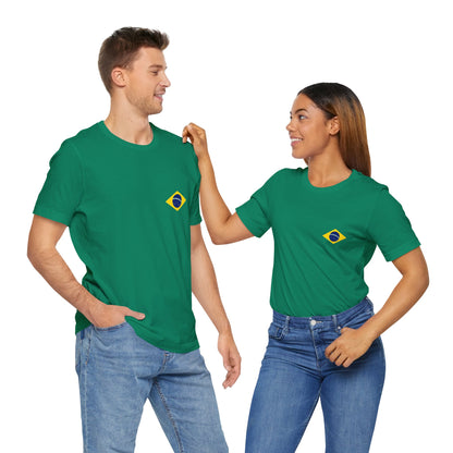 Camiseta Verde - Frente e Costas - Double Side Print