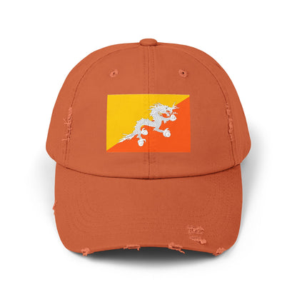 Bhutan Flag Cap - Unisex Casual Hat - Asia