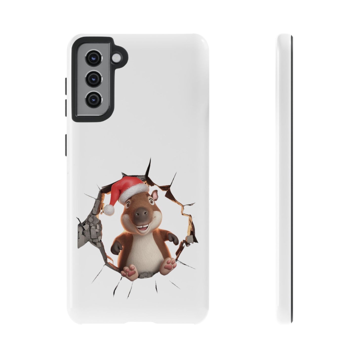 Christmas Capybara Santa Tough Phone Case