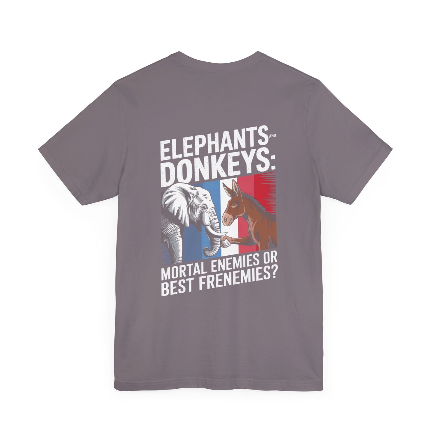 "Elephants and donkeys: Mortal enemies or best frenemies?"