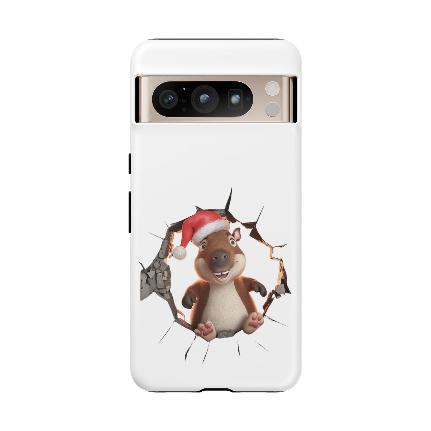 Christmas Capybara Santa Tough Phone Case