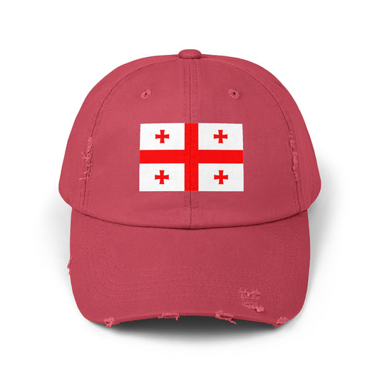 Georgia Flag Cap - Unisex Casual Hat - Asia