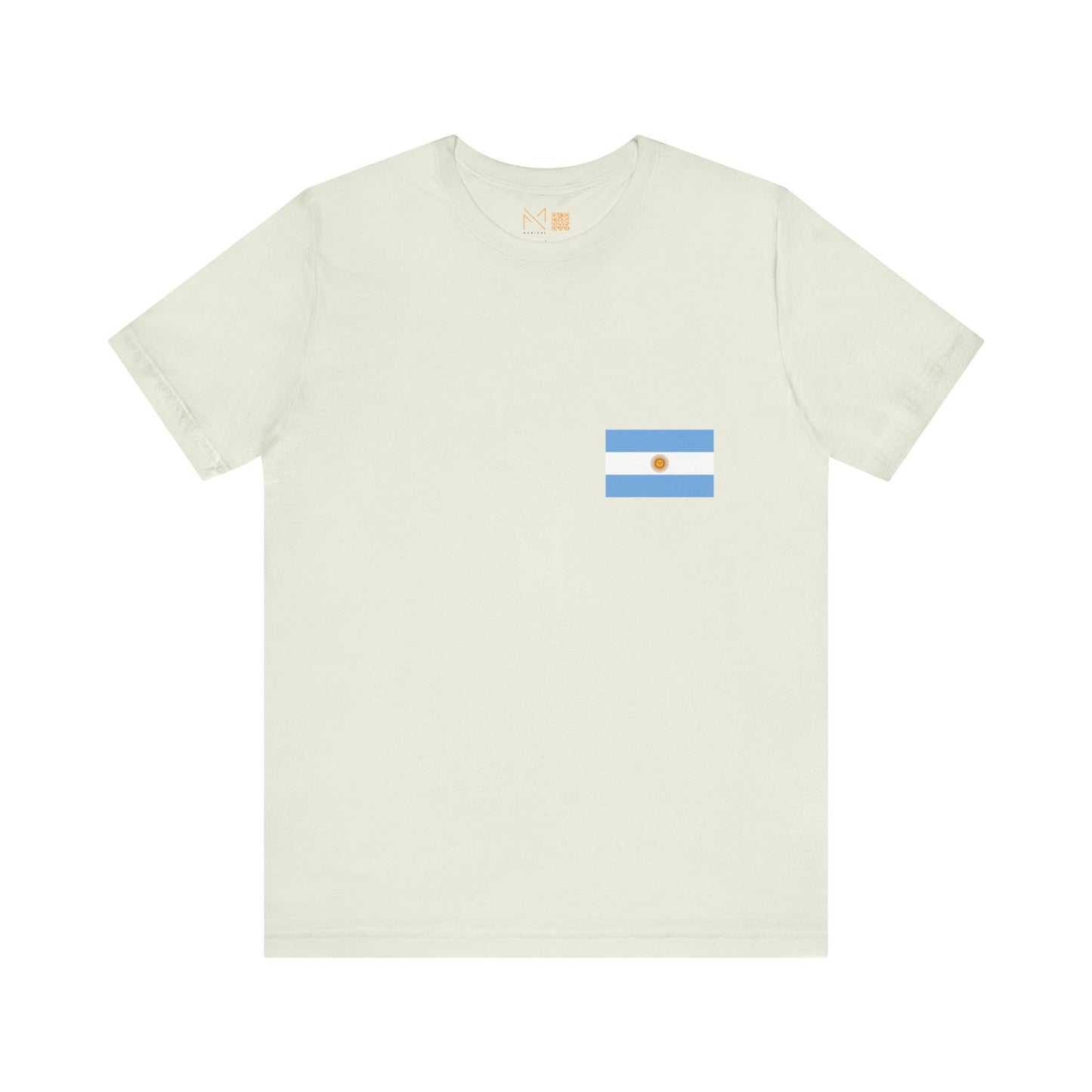 Argentina Flag Unisex Short Sleeve Tee - Spanish Collection