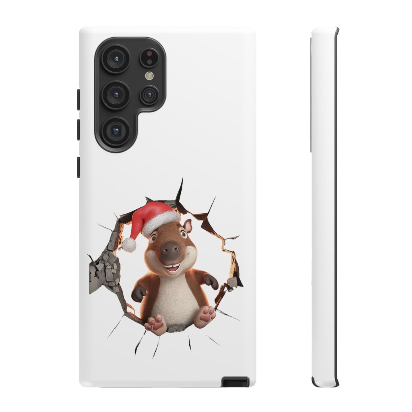 Christmas Capybara Santa Tough Phone Case