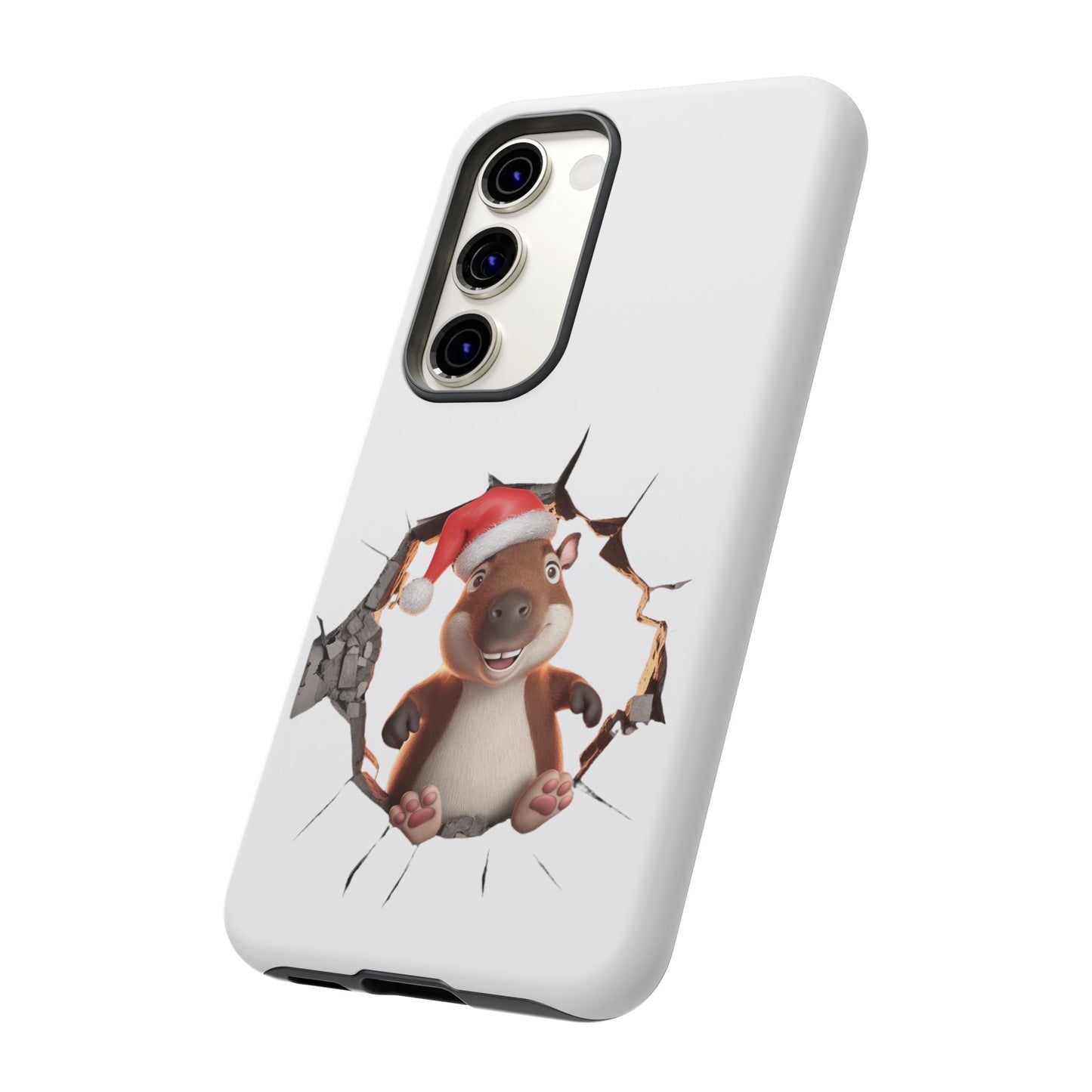 Christmas Capybara Santa Tough Phone Case