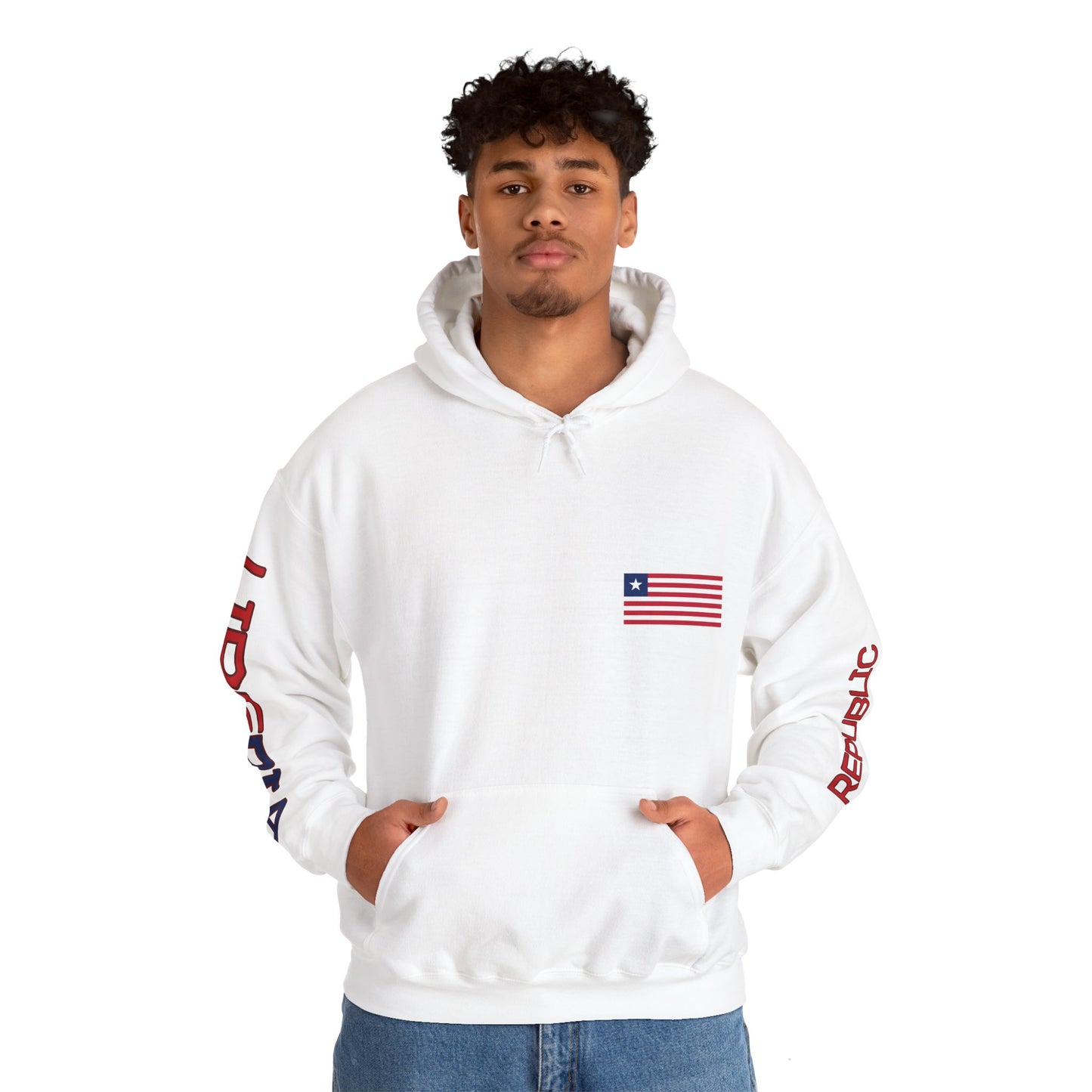 Liberia Unisex Hooded Sweatshirt - Africa