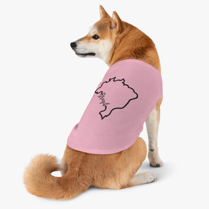 Pet Tank Top - Silhueta Brasil