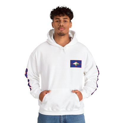 Sint Eustatius Flag Unisex Hoodie - Caribbean - Island Territory