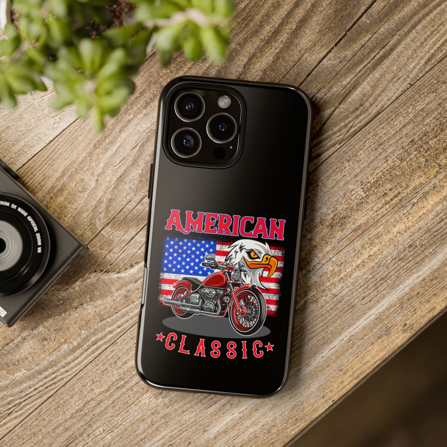 American Classic Motorcycle Phone Case - Tough Protection - iPhone, Samsung Galaxy, Google Pixel