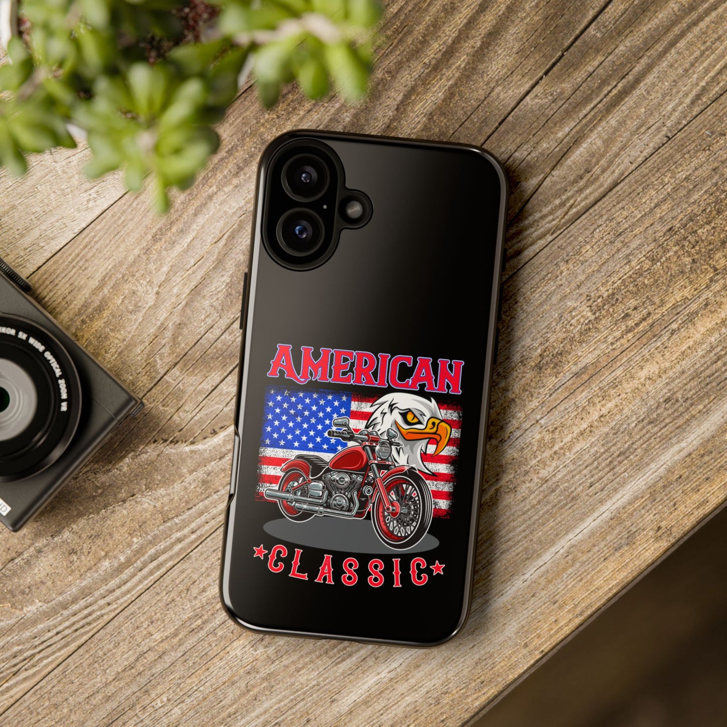 American Classic Motorcycle Phone Case - Tough Protection - iPhone, Samsung Galaxy, Google Pixel