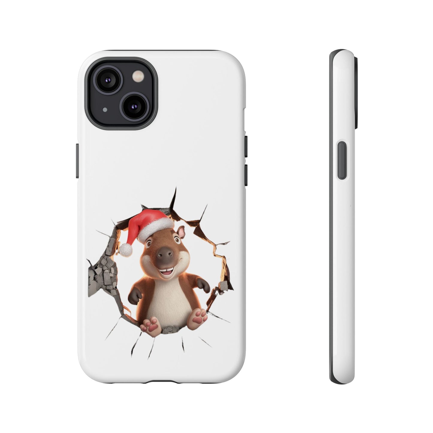 Christmas Capybara Santa Tough Phone Case