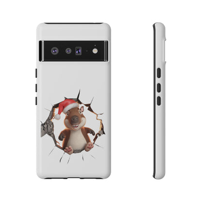 Christmas Capybara Santa Tough Phone Case