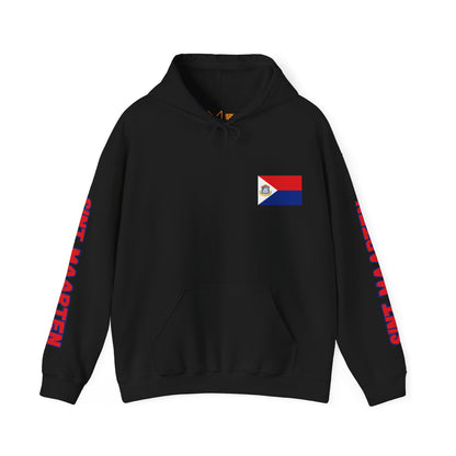 Sint Maarten Flag Unisex Hoodie - Caribbean - Island Territory