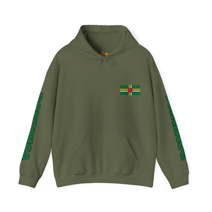 Dominica Unisex Hooded Sweatshirt - Caribbean