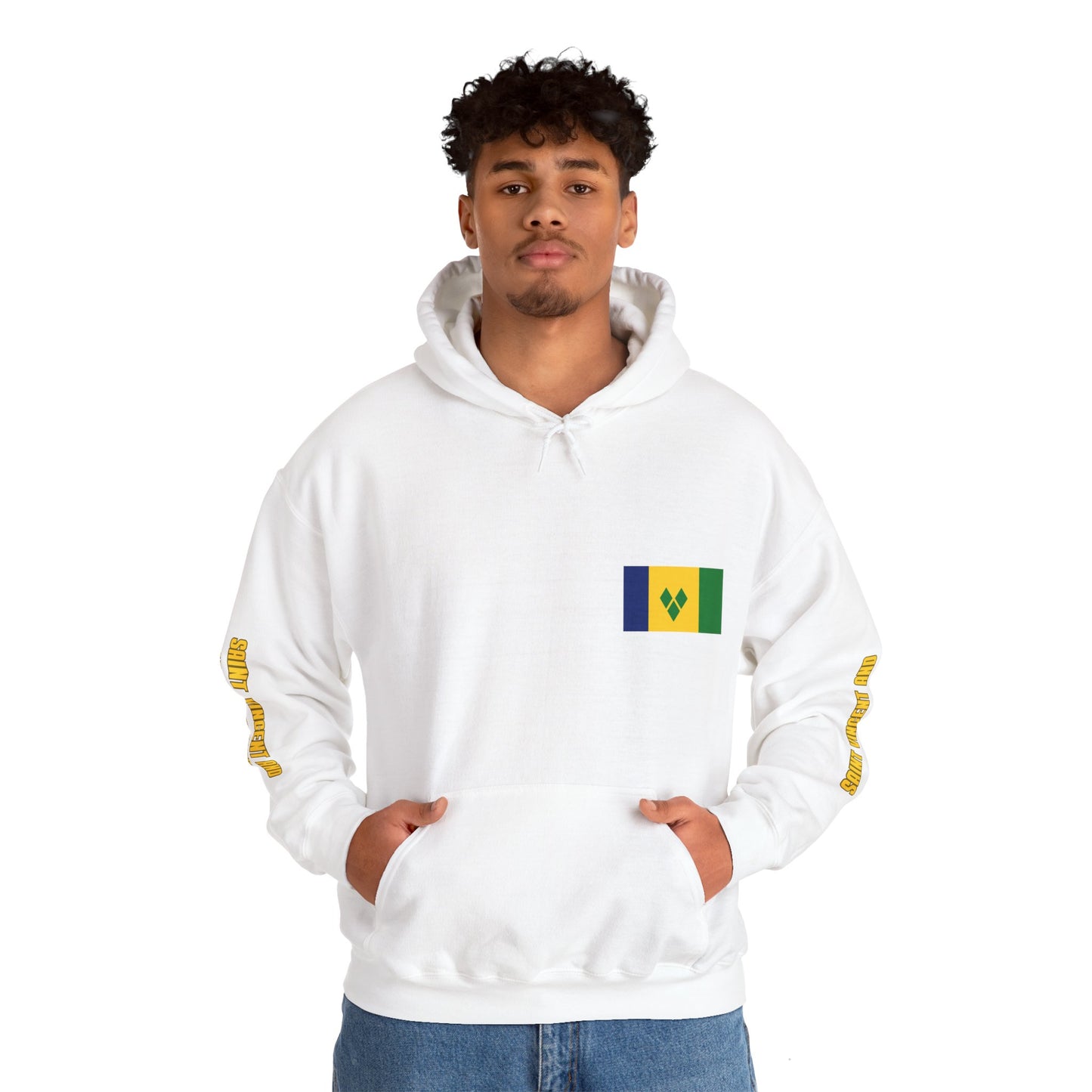 Saint Vincent And The Grenadines Unisex Hooded Sweatshirt - Caribbean