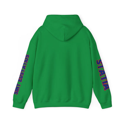 Sint Eustatius Flag Unisex Hoodie - Caribbean - Island Territory