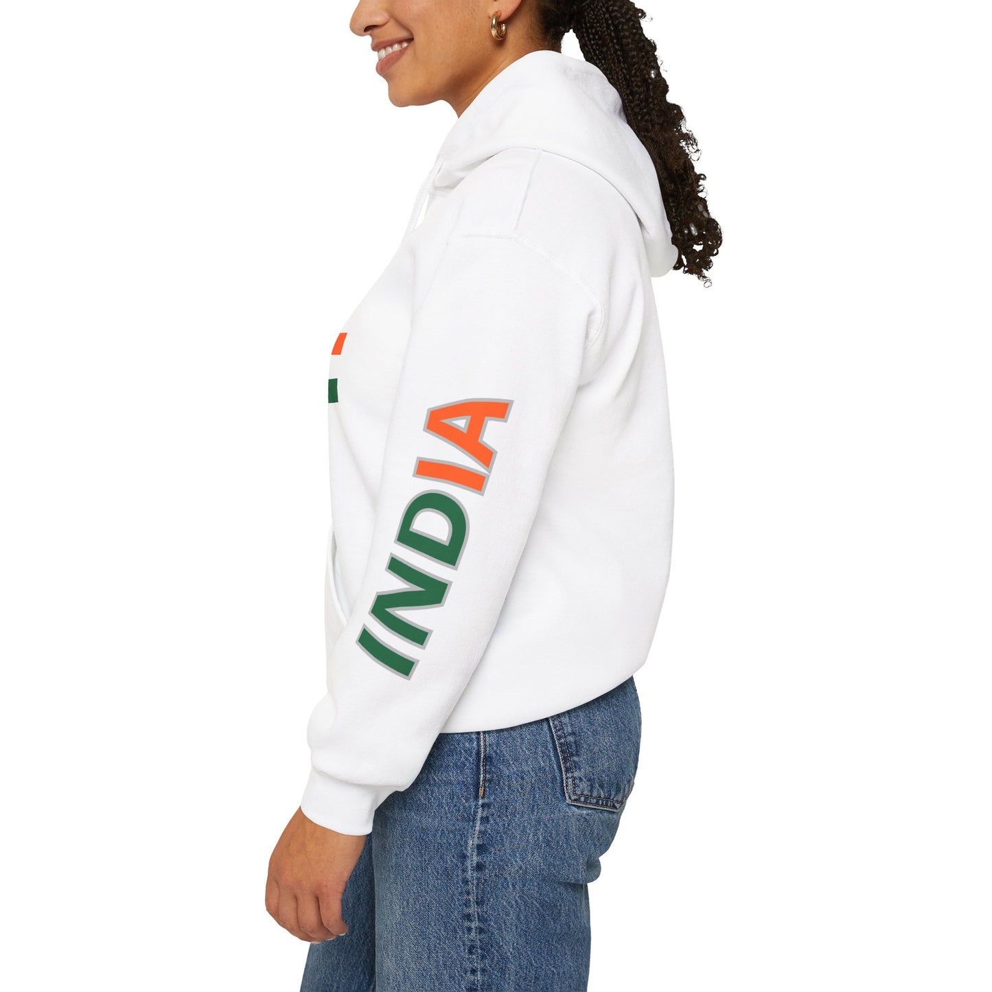 India Unisex Hooded Sweatshirt - Asia