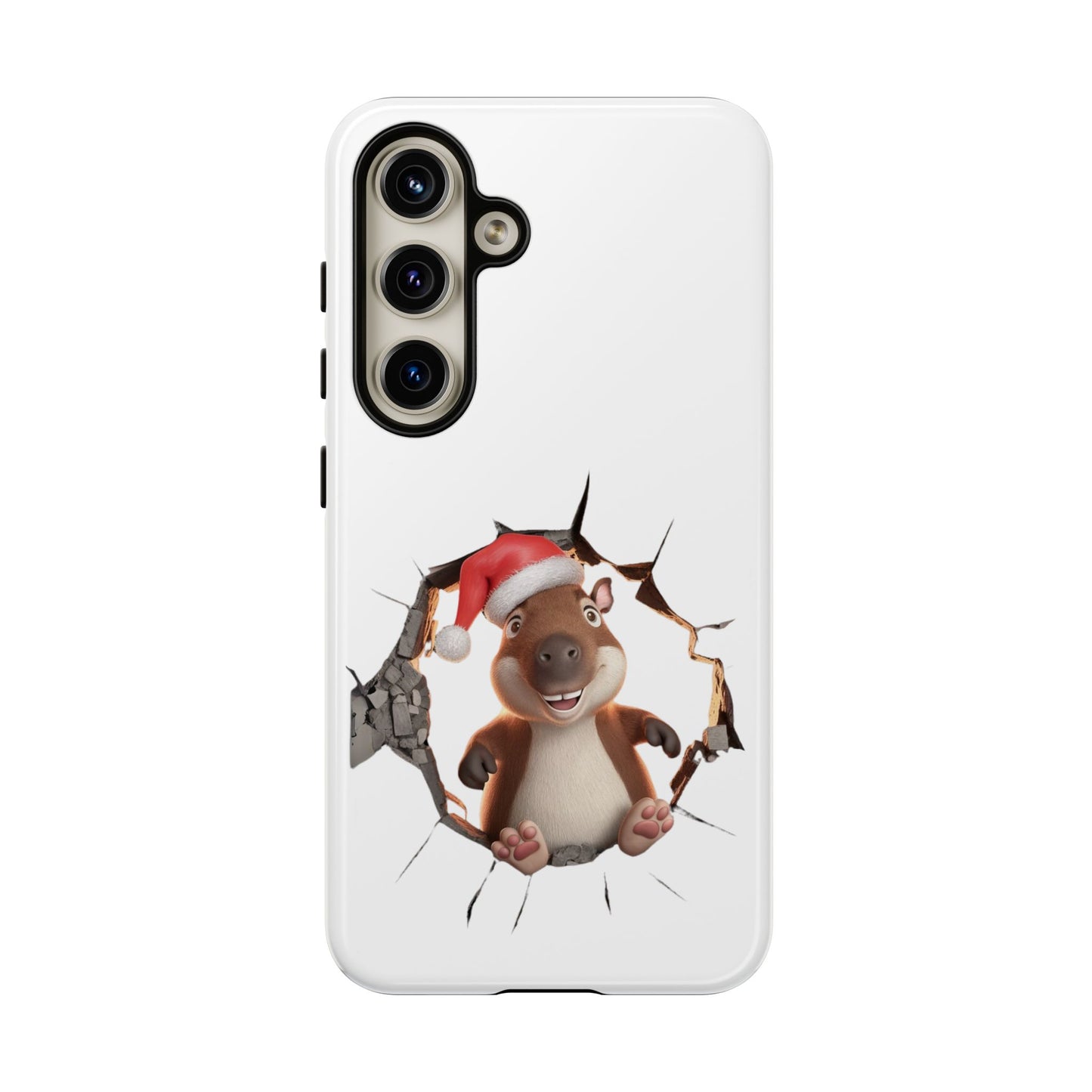 Christmas Capybara Santa Tough Phone Case