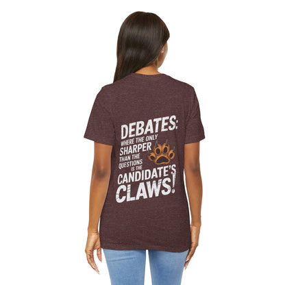 "Debates: Where the Only Thing Sharper Than the Questions is the Candidate's Claws!"