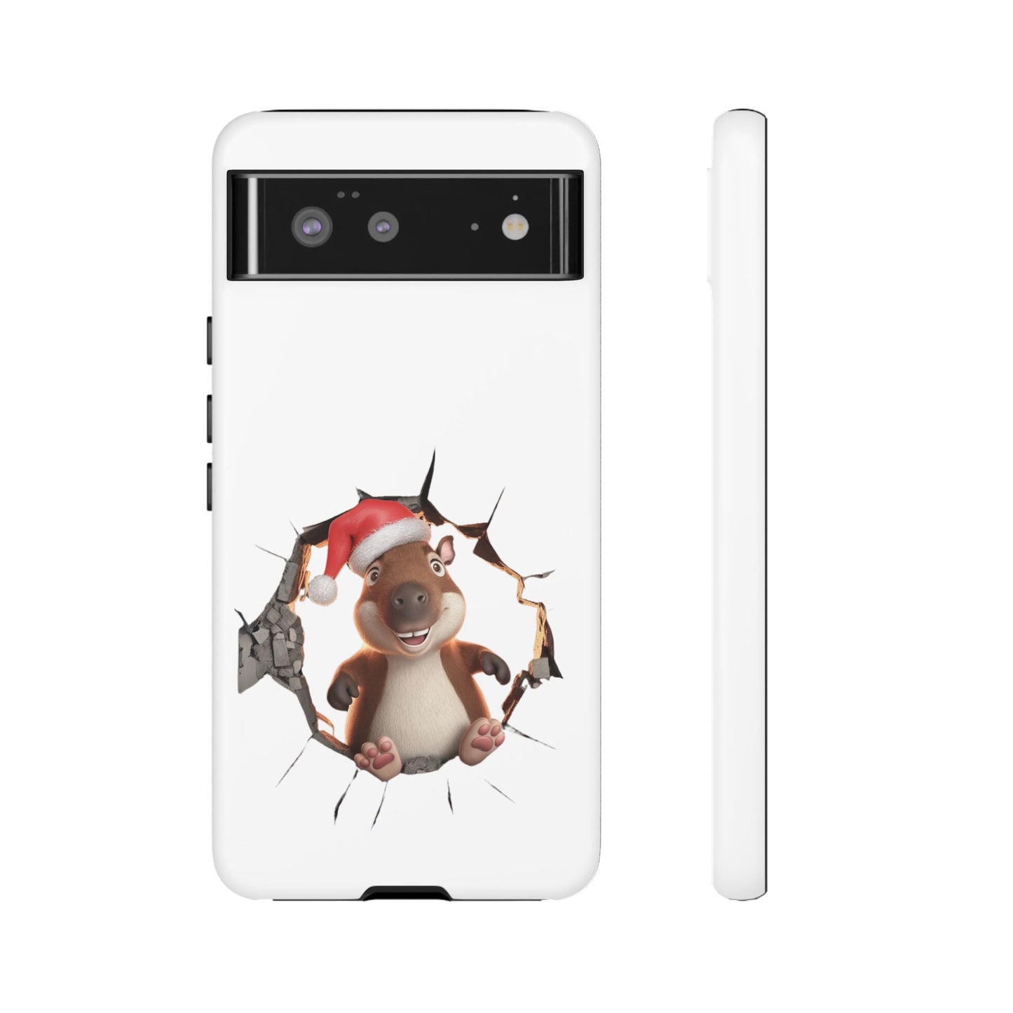 Christmas Capybara Santa Tough Phone Case