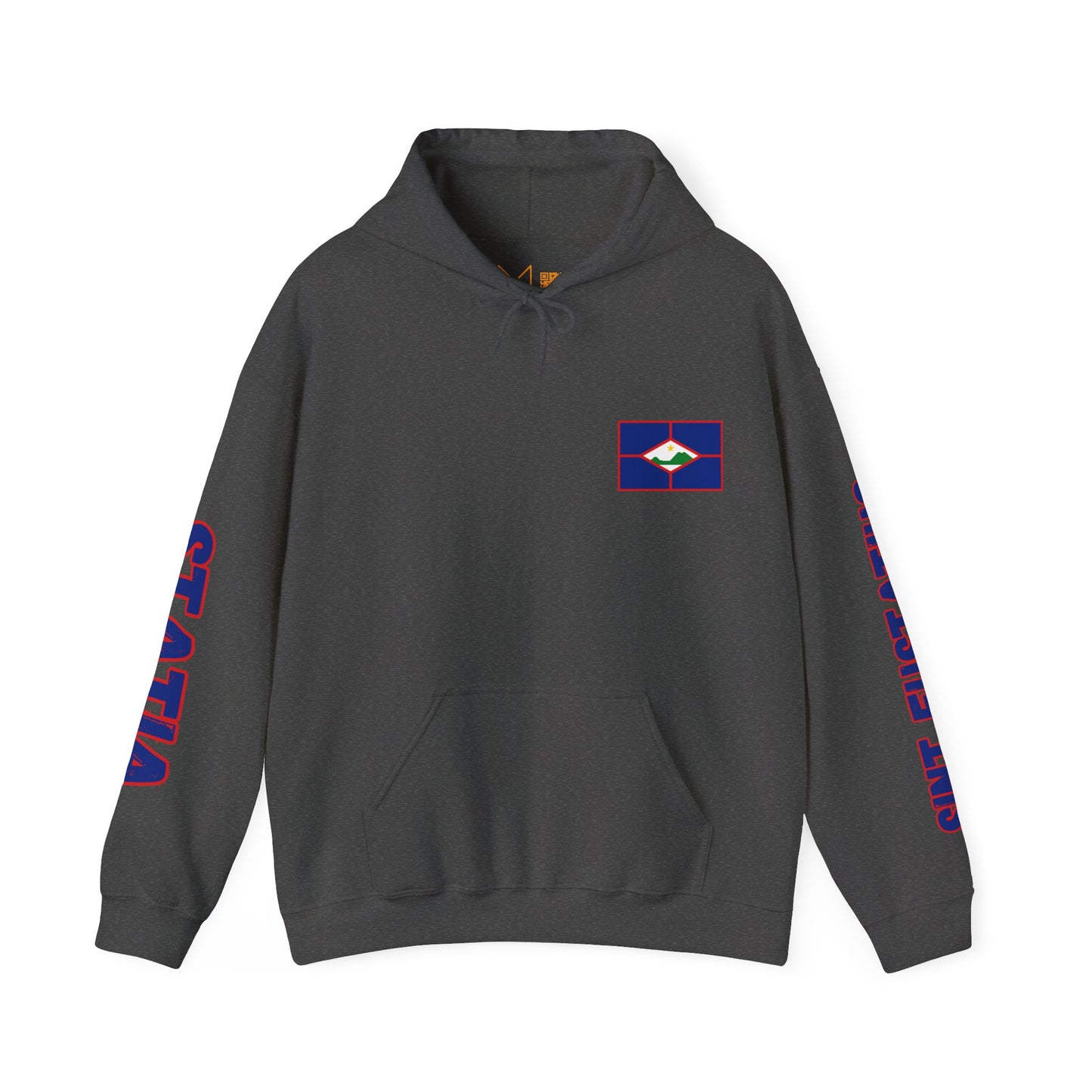 Sint Eustatius Flag Unisex Hoodie - Caribbean - Island Territory