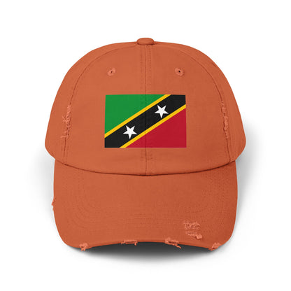 Saint Kitts and Nevis Flag Cap - Unisex Casual Hat - Caribbean