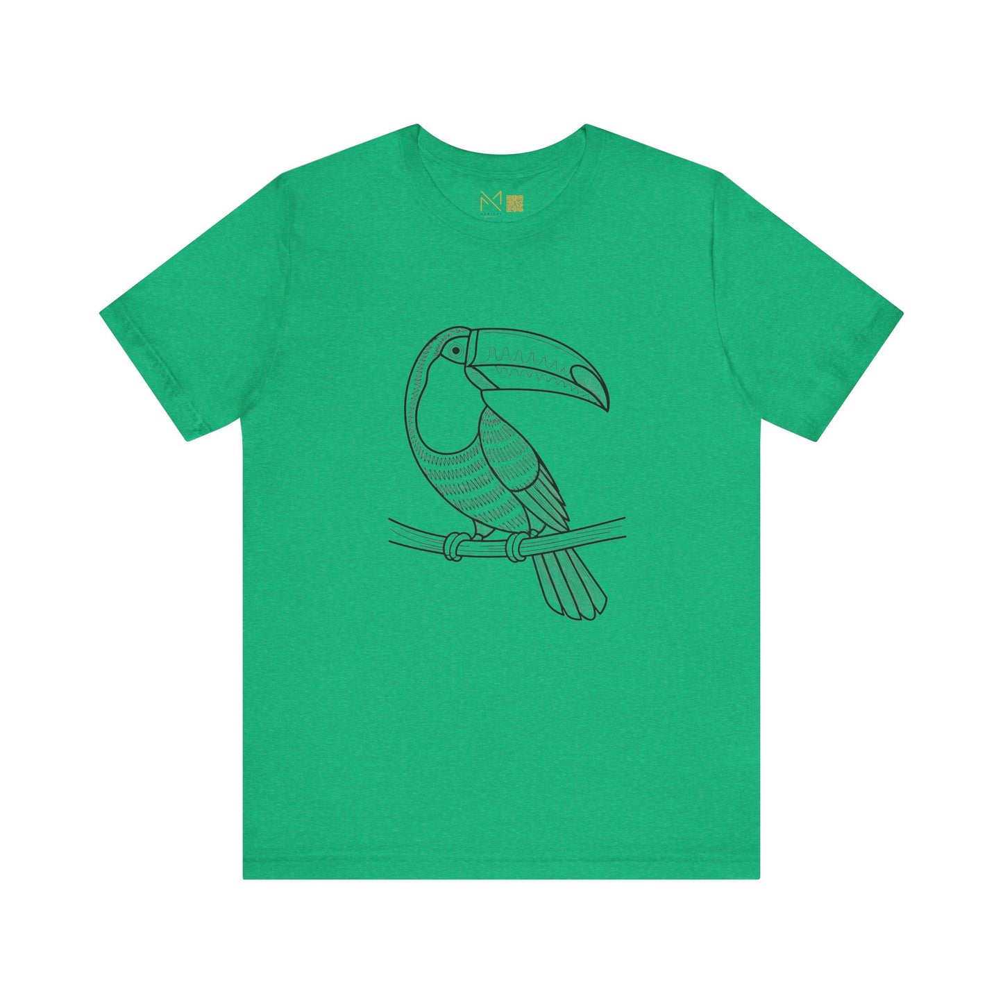 Tropical Toucan Graphic Tee - Unisex Short Sleeve Shirt