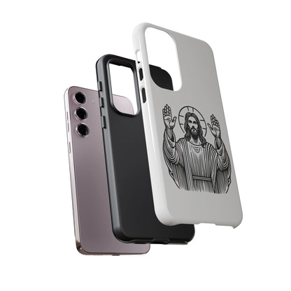 Jesus Phone Case - Simple yet Protective - iPhone- Samsung Galaxy - Google Pixel