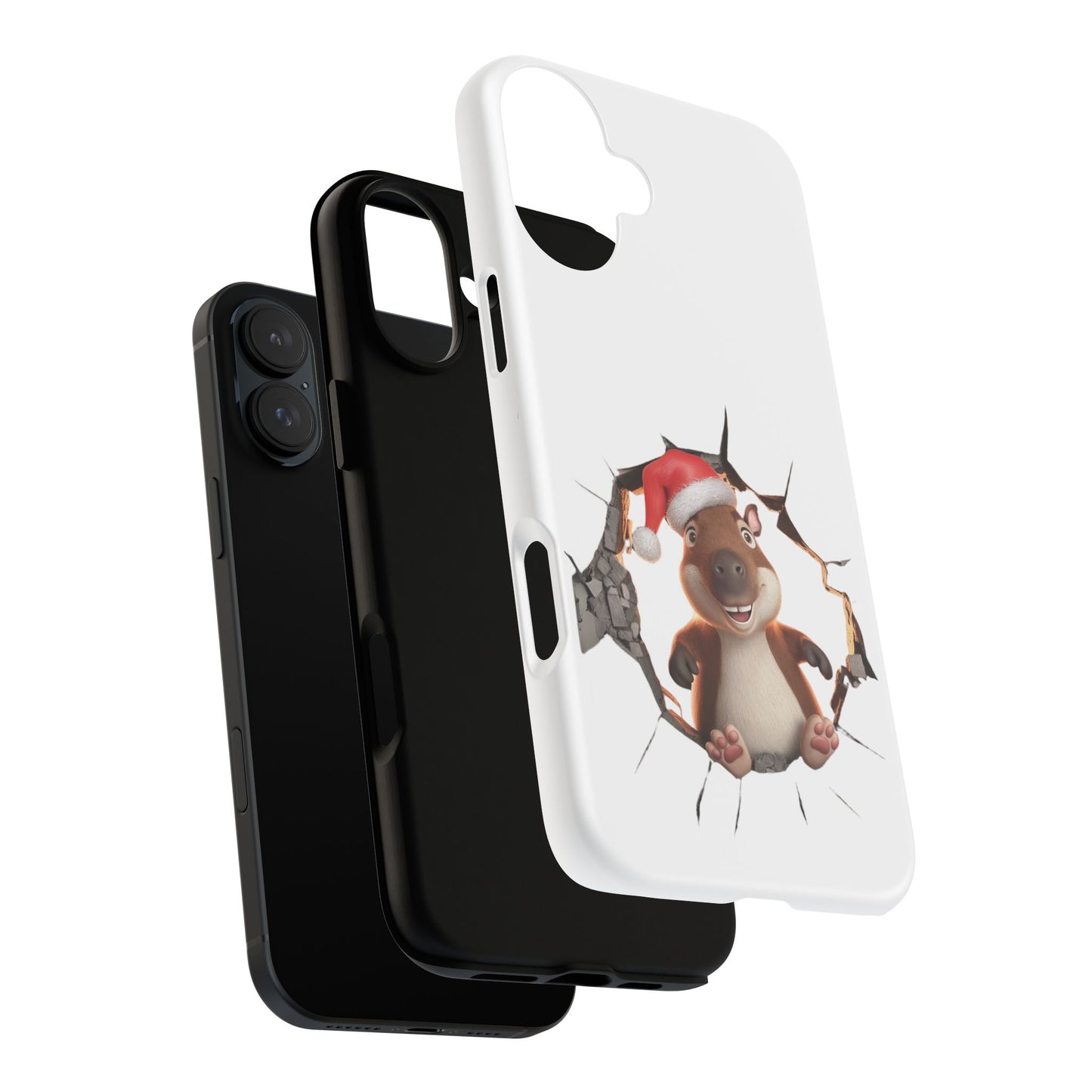 Christmas Capybara Santa Tough Phone Case