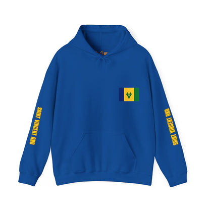 Saint Vincent And The Grenadines Unisex Hooded Sweatshirt - Caribbean