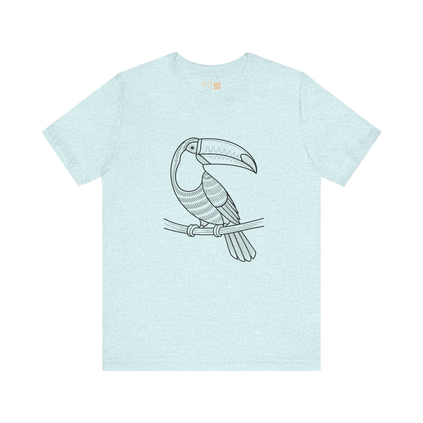 Tropical Toucan Graphic Tee - Unisex Short Sleeve Shirt