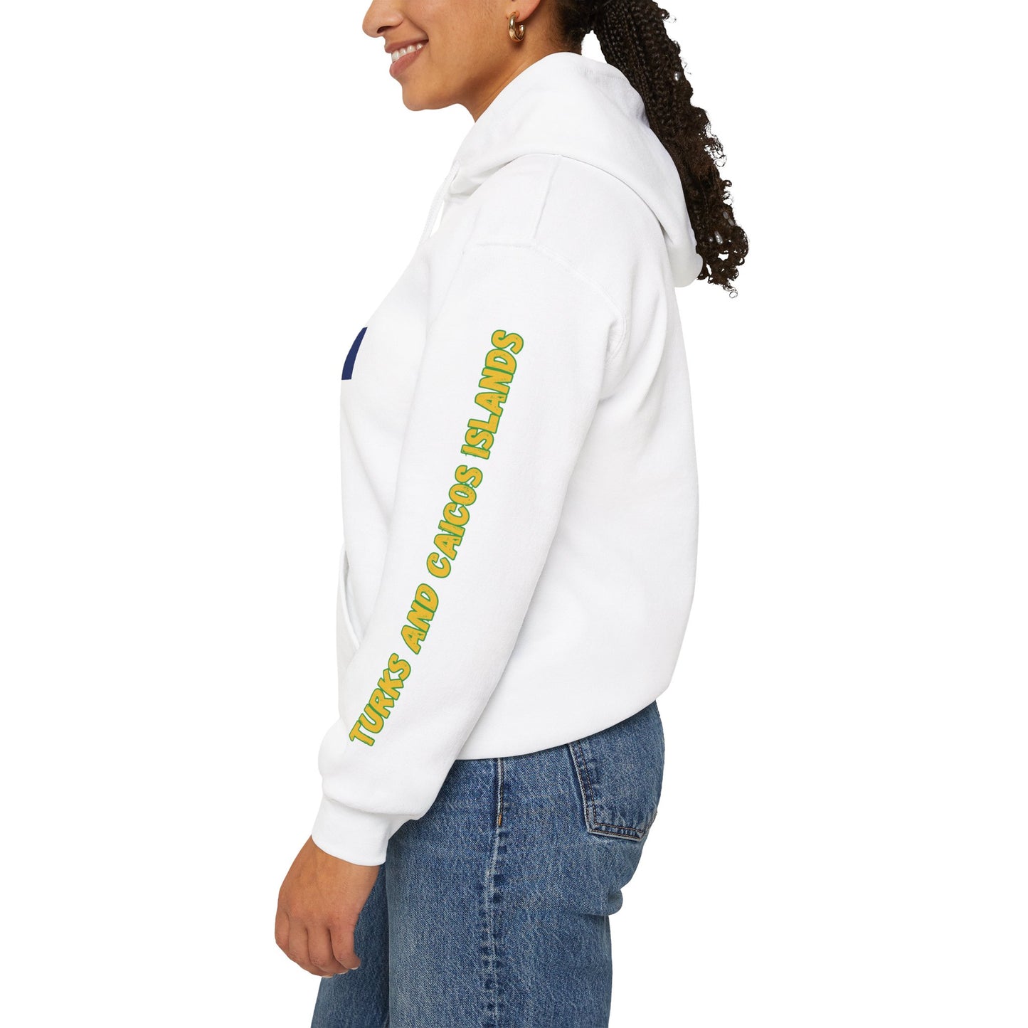 Turks and Caicos Islands Flag Unisex Hoodie - Caribbean - Island Territory