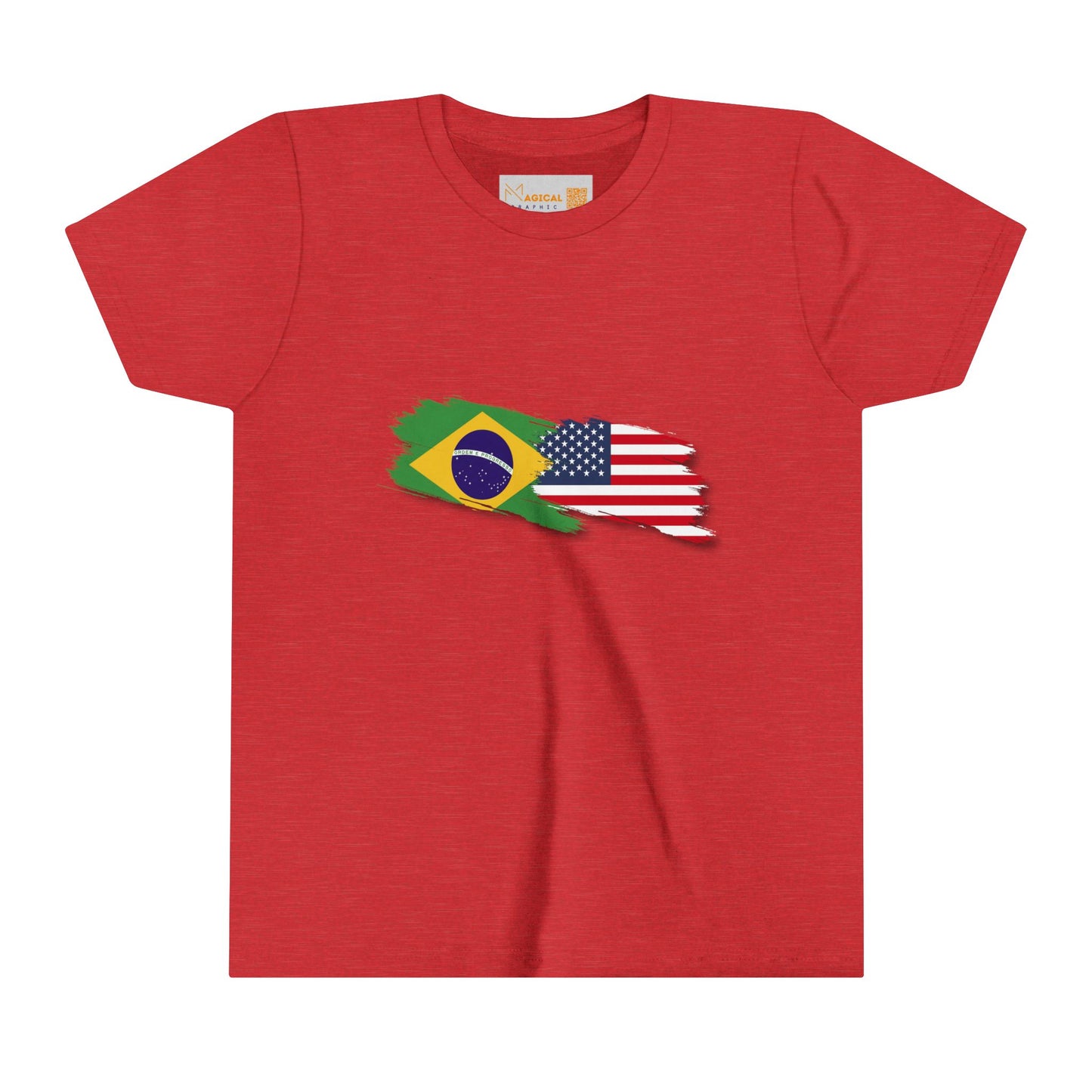 Brazilian Vibes Kids' T-Shirt (6 to 19 years old) -  Brasil/USA