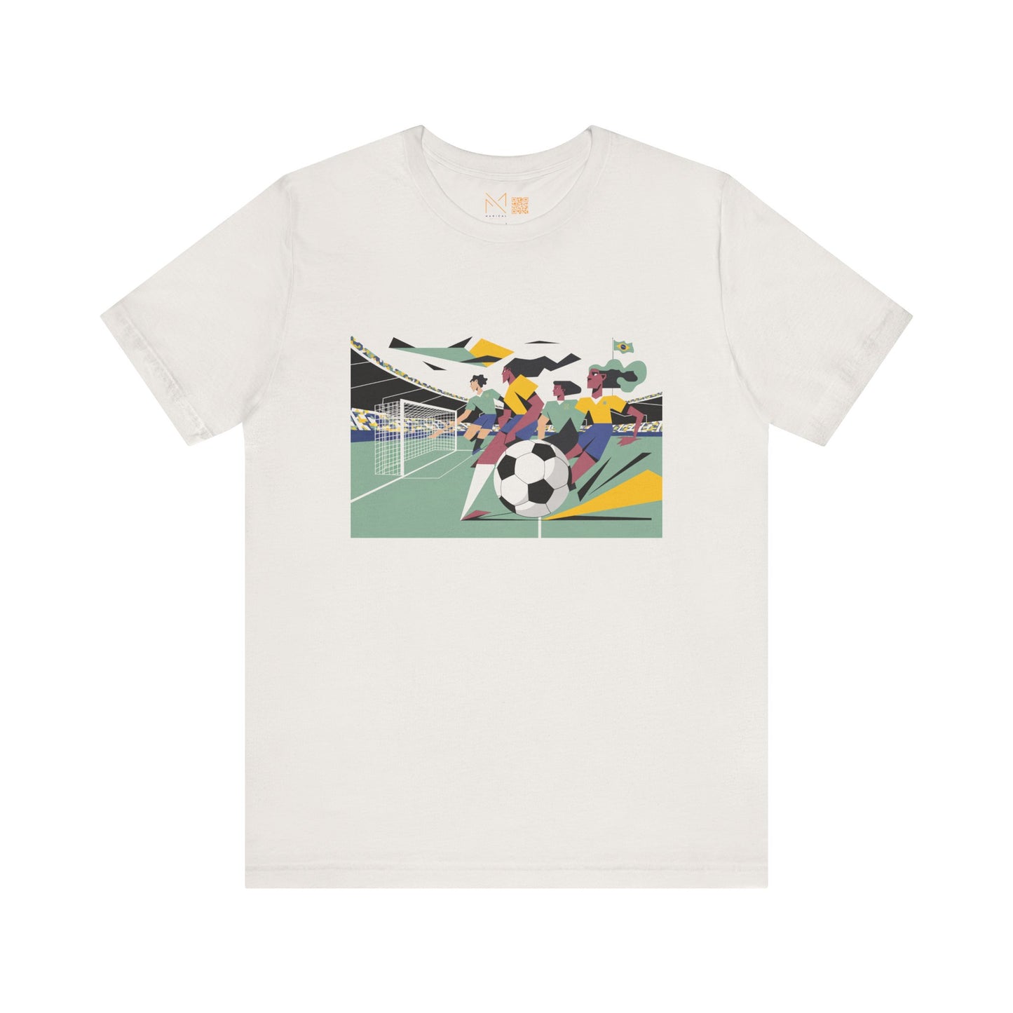 Soccer Vibes Unisex Jersey Tee - Perfect for Fans & Playful Days