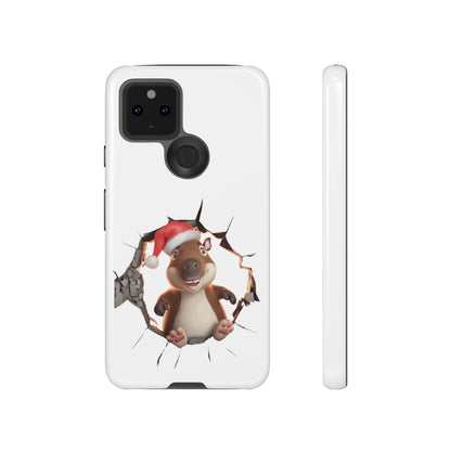 Christmas Capybara Santa Tough Phone Case