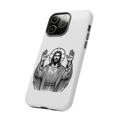 Jesus Phone Case - Simple yet Protective - iPhone- Samsung Galaxy - Google Pixel