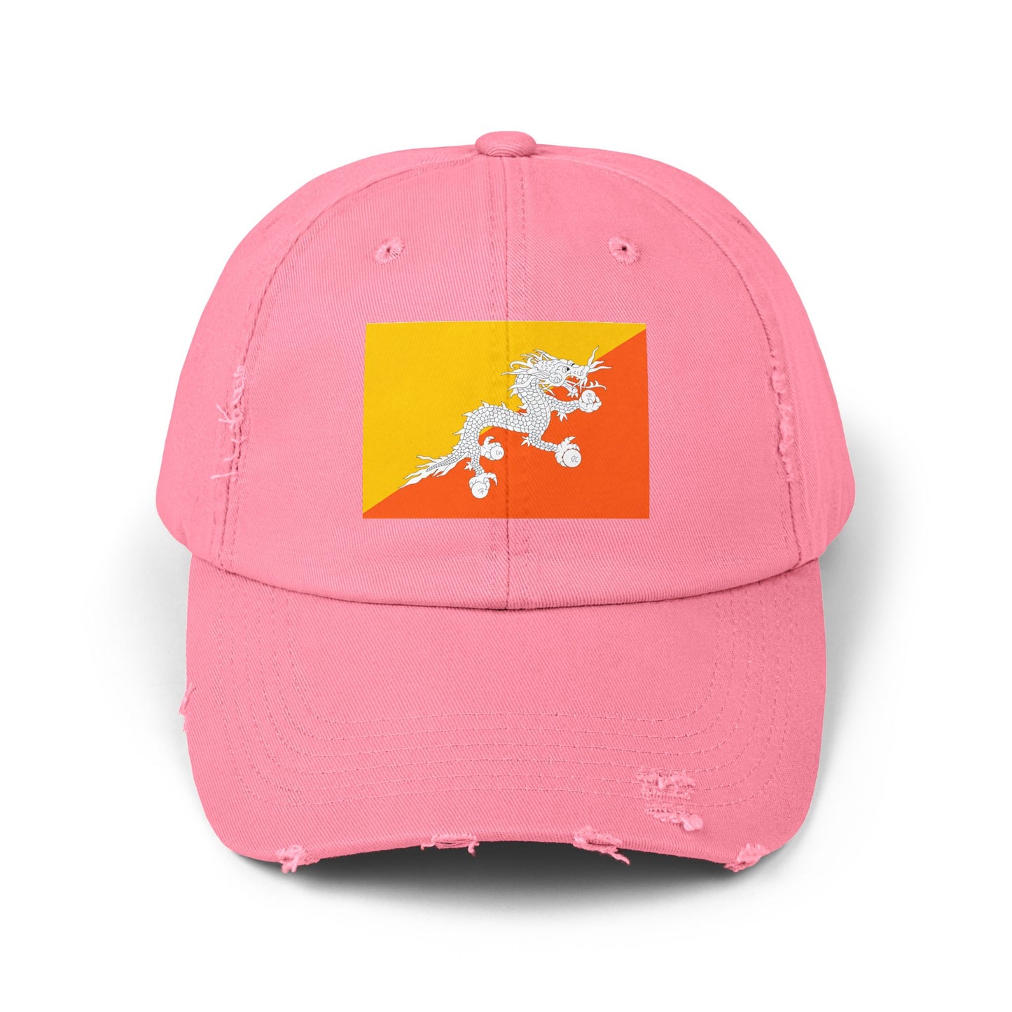 Bhutan Flag Cap - Unisex Casual Hat - Asia