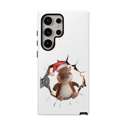 Christmas Capybara Santa Tough Phone Case