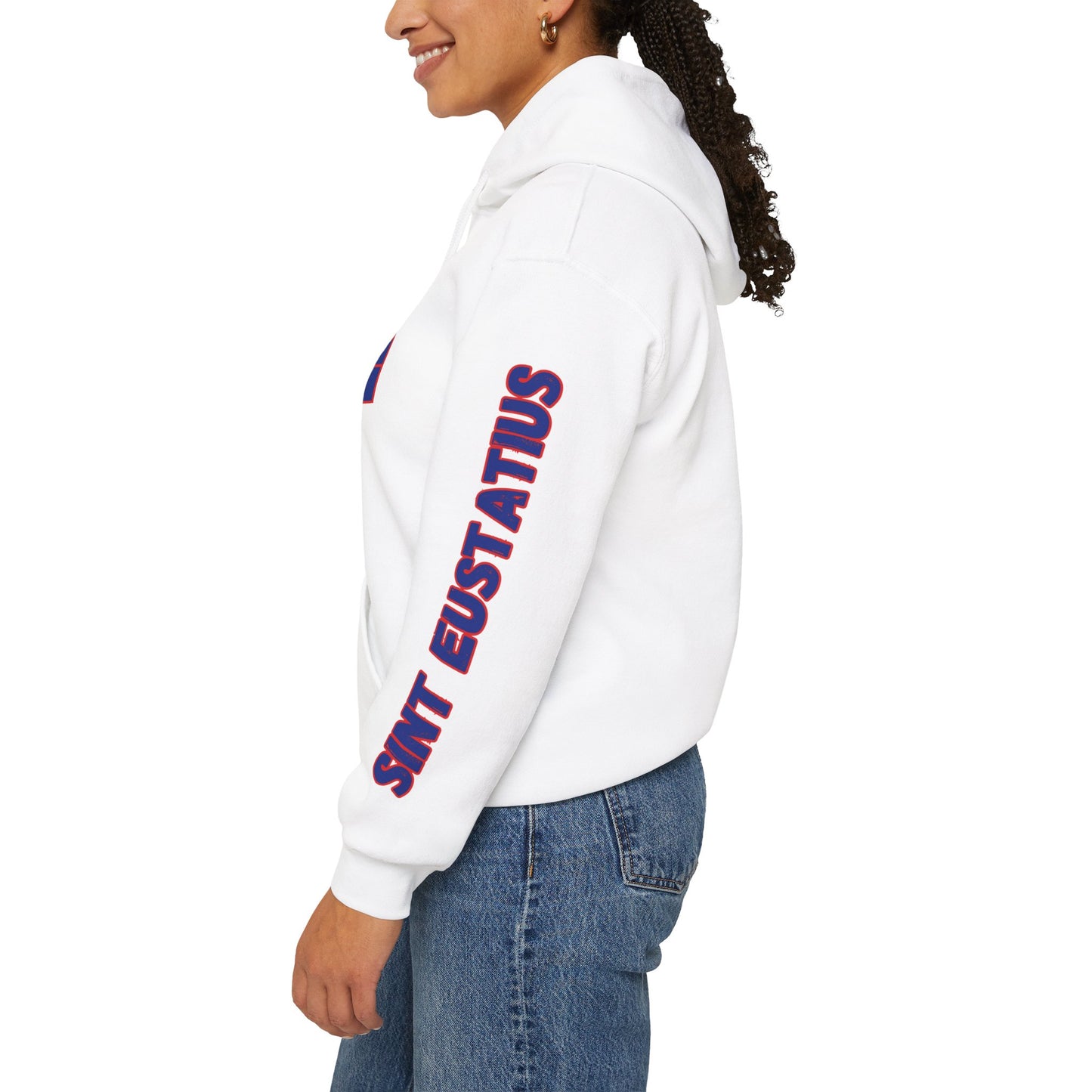 Sint Eustatius Flag Unisex Hoodie - Caribbean - Island Territory