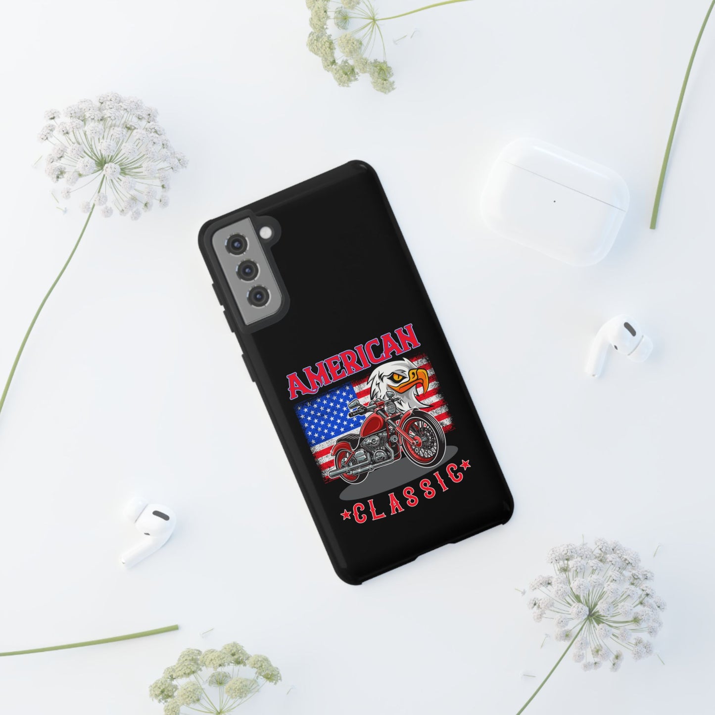 American Classic Motorcycle Phone Case - Tough Protection - iPhone, Samsung Galaxy, Google Pixel