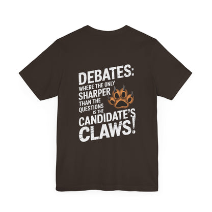 "Debates: Where the Only Thing Sharper Than the Questions is the Candidate's Claws!"