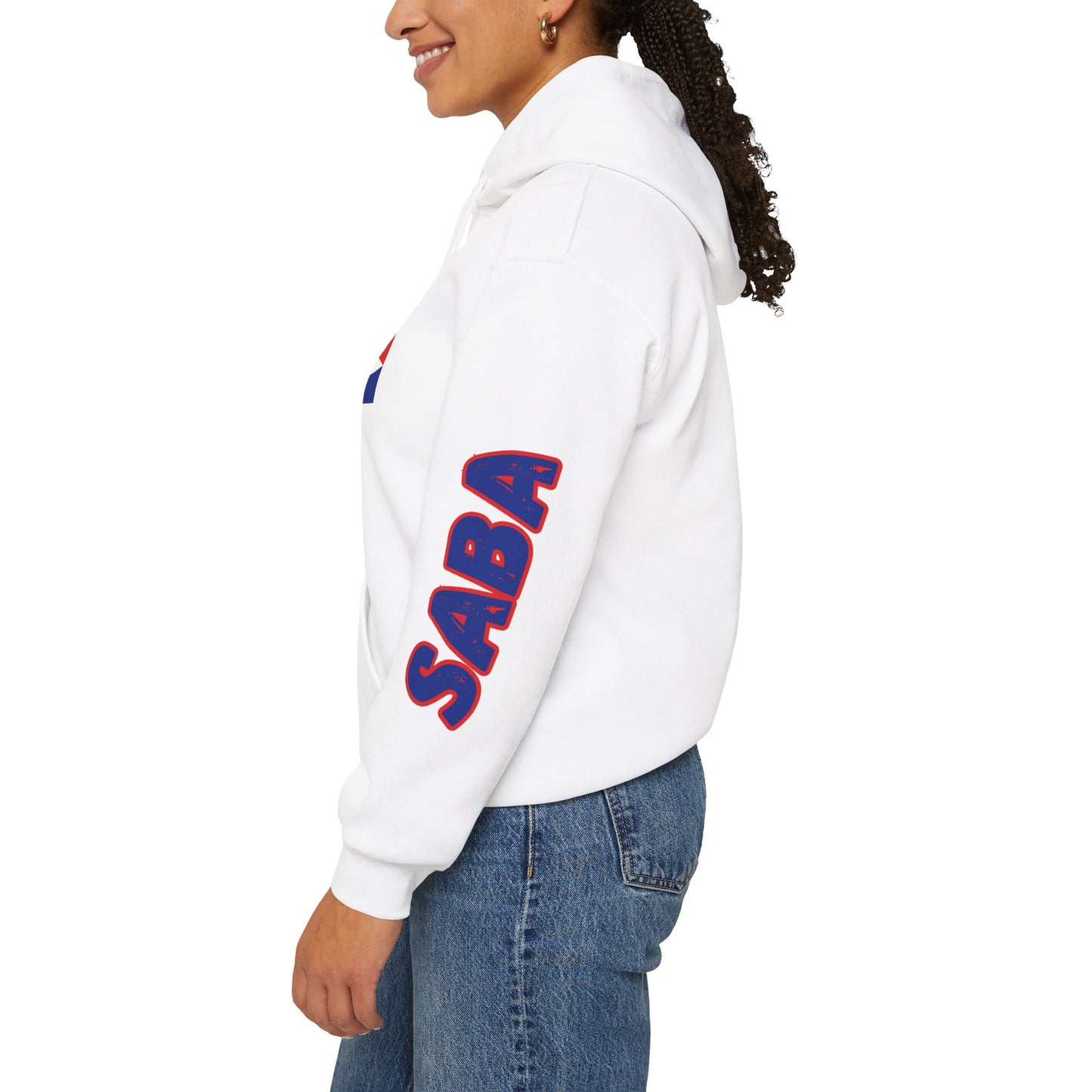 SABA Flag Hoodie - Unisex Heavy Blend™ Sweatshirt - Island Territory