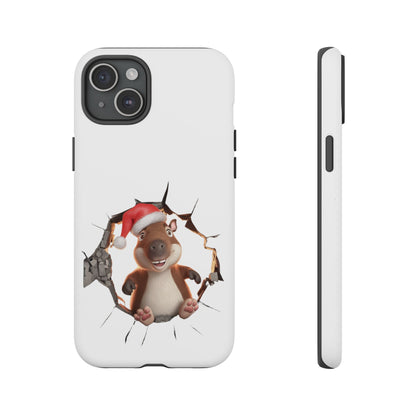 Christmas Capybara Santa Tough Phone Case