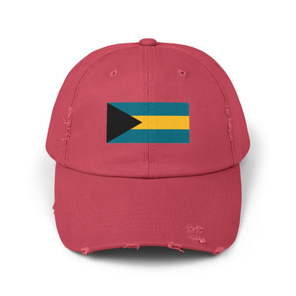 Bahamas Flag Cap - Unisex Casual Hat - Caribbean