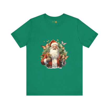 Santa Butterflies Unisex Tee - Most Likely to Be on the Naughty List