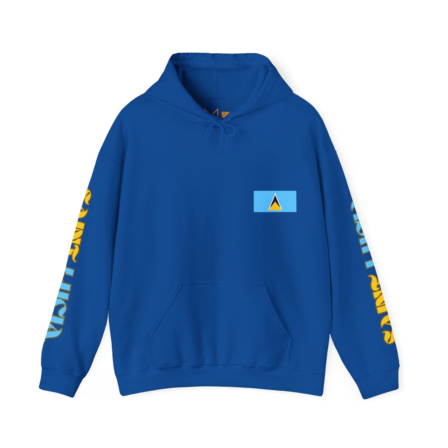 Saint Lucia Unisex Hooded Sweatshirt - Caribbean