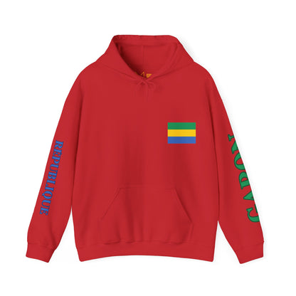 Gabon Unisex Hooded Sweatshirt - Africa