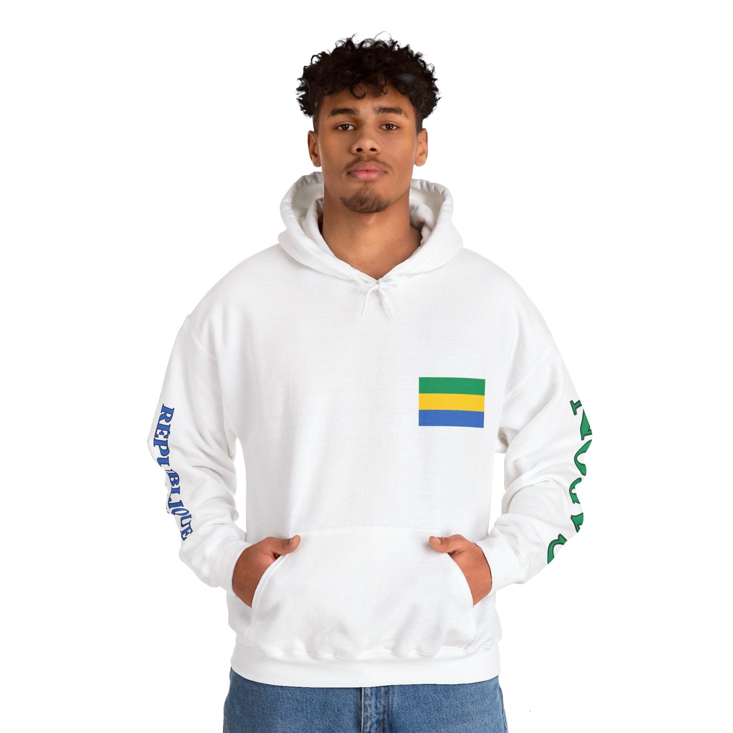 Gabon Unisex Hooded Sweatshirt - Africa