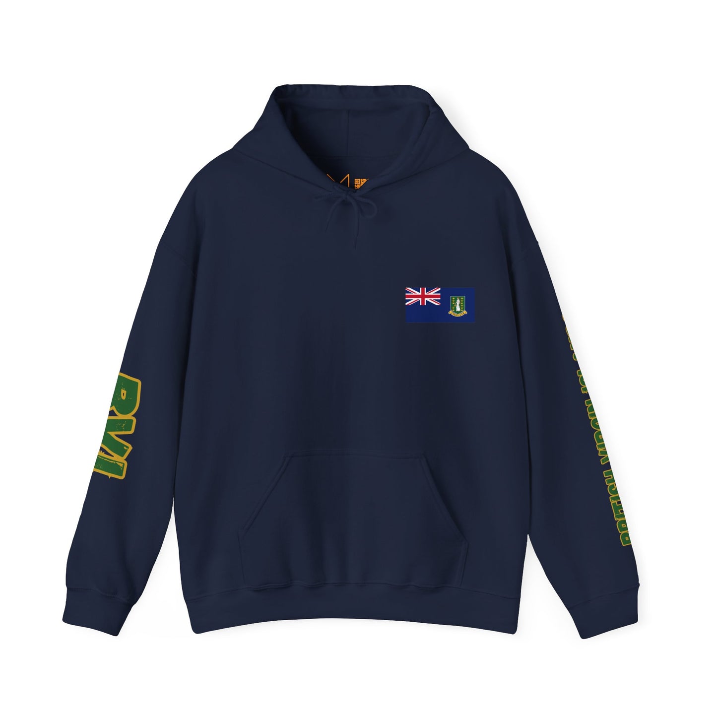 British Virgin Islands Flag Unisex Hoodie - Caribbean - Island Territory